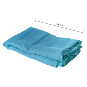 Telo di juta. Lunghezza 5 Mt - Pezzi 1 - 500X100X0,01cm - Colore: Blu - Bianchi Dino - Decorazioni Varie