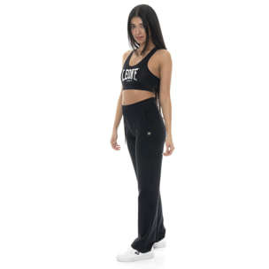 Pantaloni da donna a palazzo non felpati Leone Basic