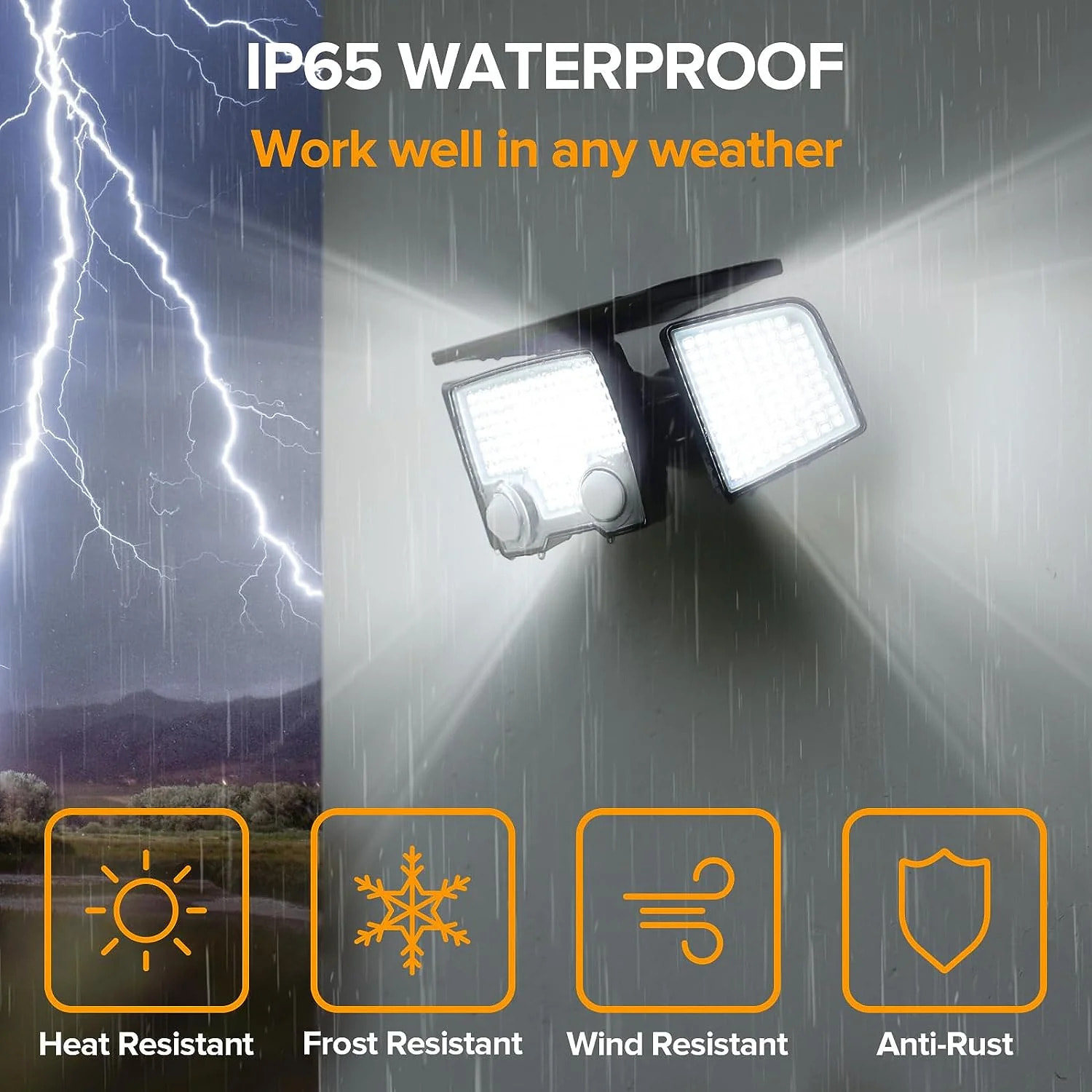 2 Projecteurs solaires sensor RAYLITE