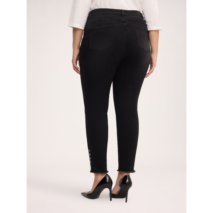 Fiorella Rubino - Jeans Skinny con applicazioni - Nero