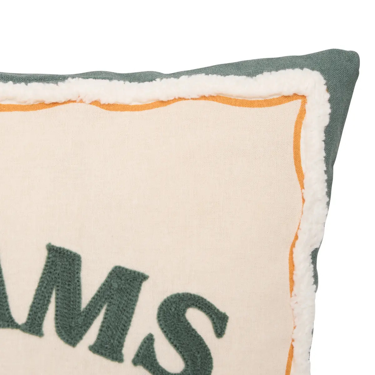 Coussin Bichette carré 40x40cm jaune