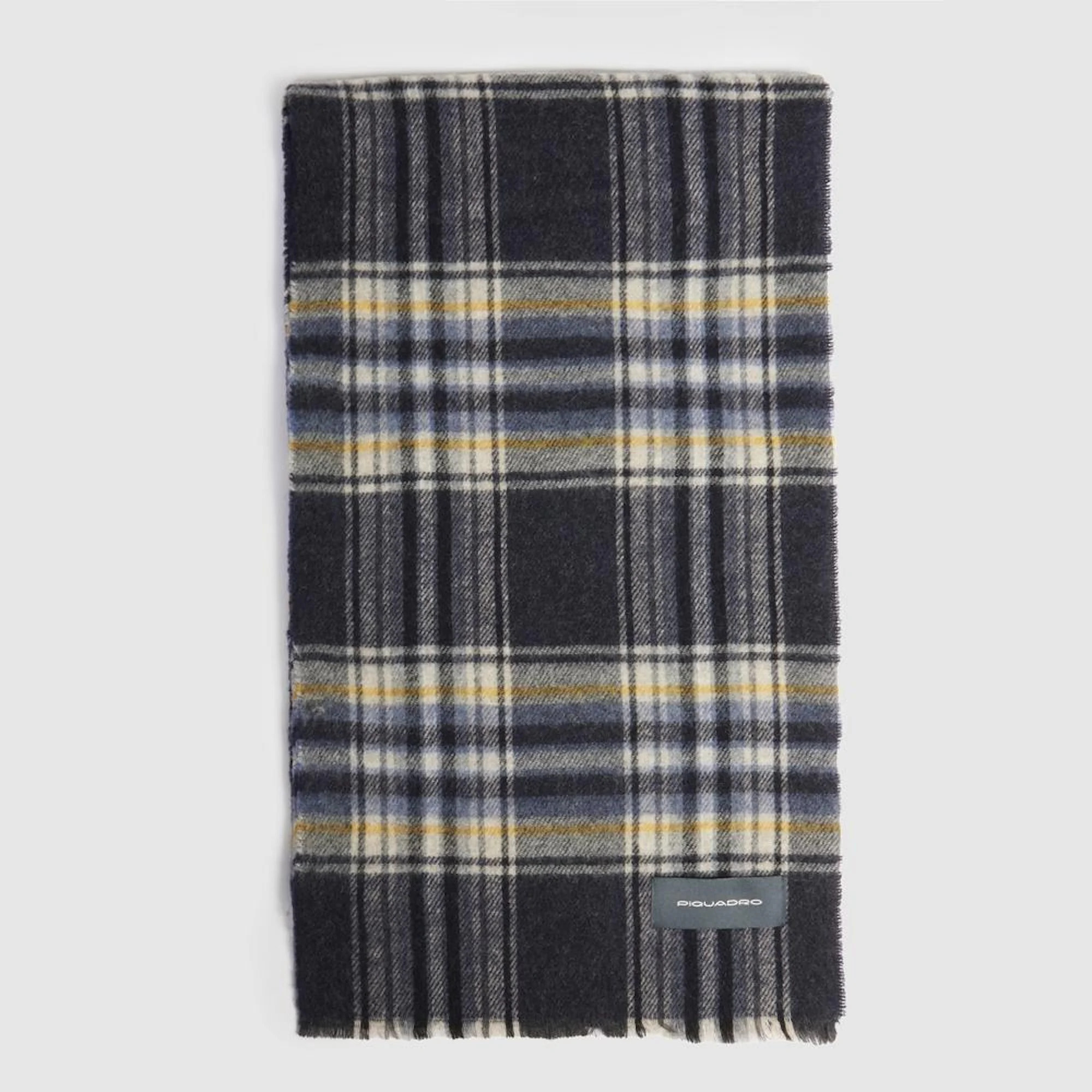 Piquadro Sciarpa con motivo madras check