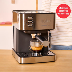 Solac - Cafetera Espresso Espresso 20 Bar 850 W