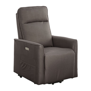 Poltrona Relax Carlotta D Cusb Tess.Tortora Roller per soggriono, arredo bar ed esterni