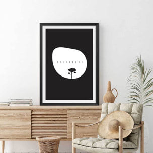 Affiche minimal seignosse Affiche seule