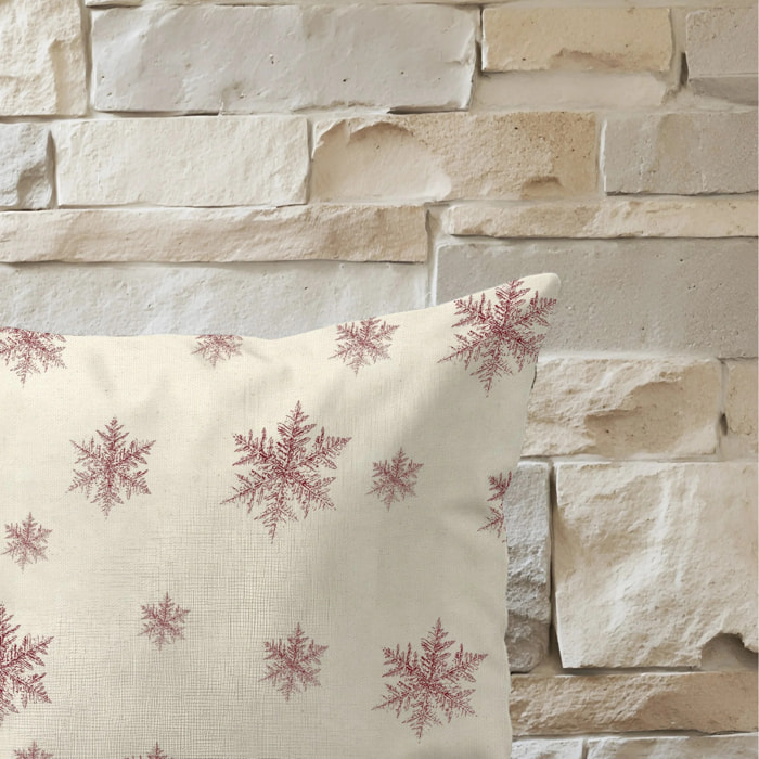 Housse de coussin 100% algodón Christmas Red Toile 50x50 cm