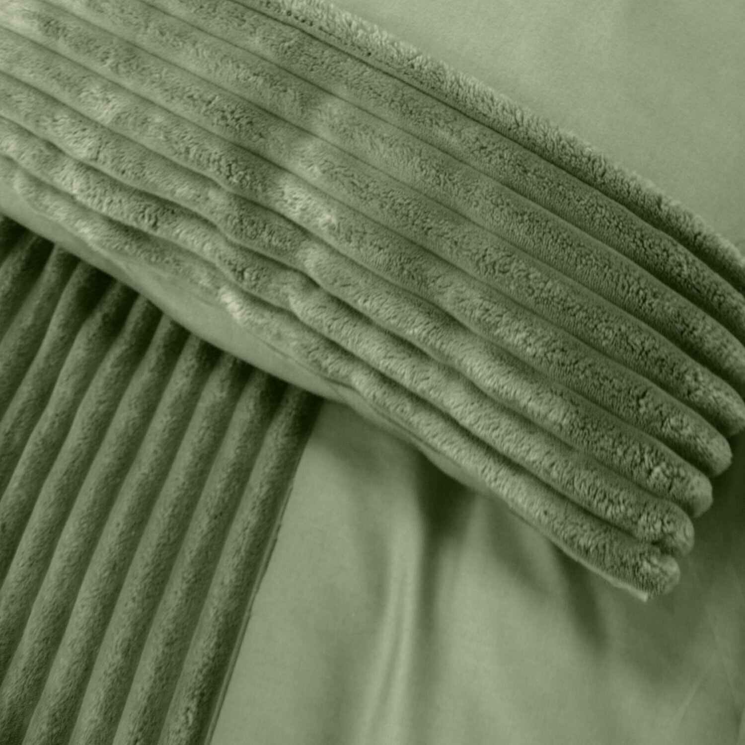 Parure housse de couette unie 100% polyester - figue