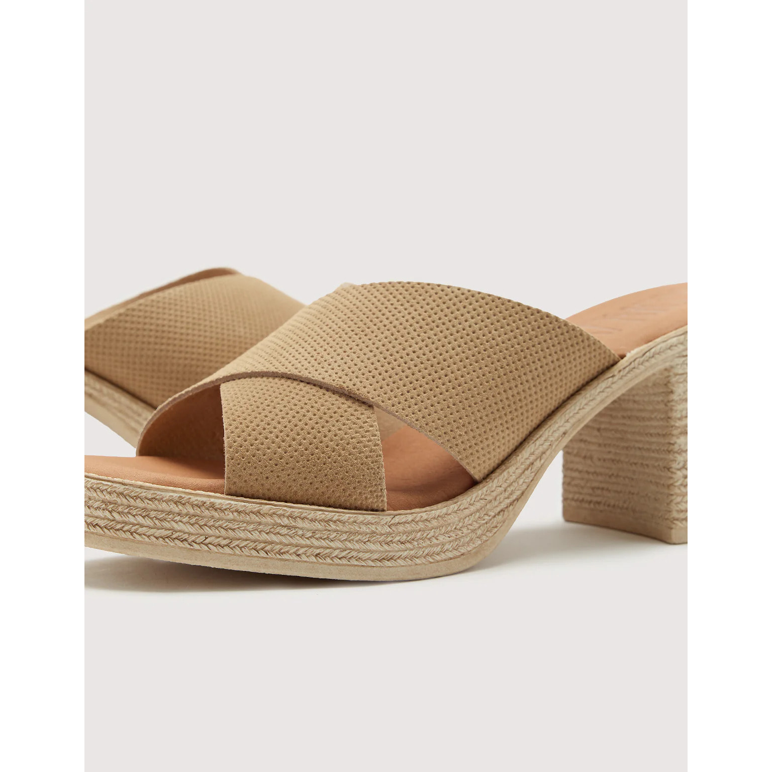 Sandalia Tacón Camel - Marty