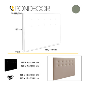 Cabecero NIT - 150x8x120cm