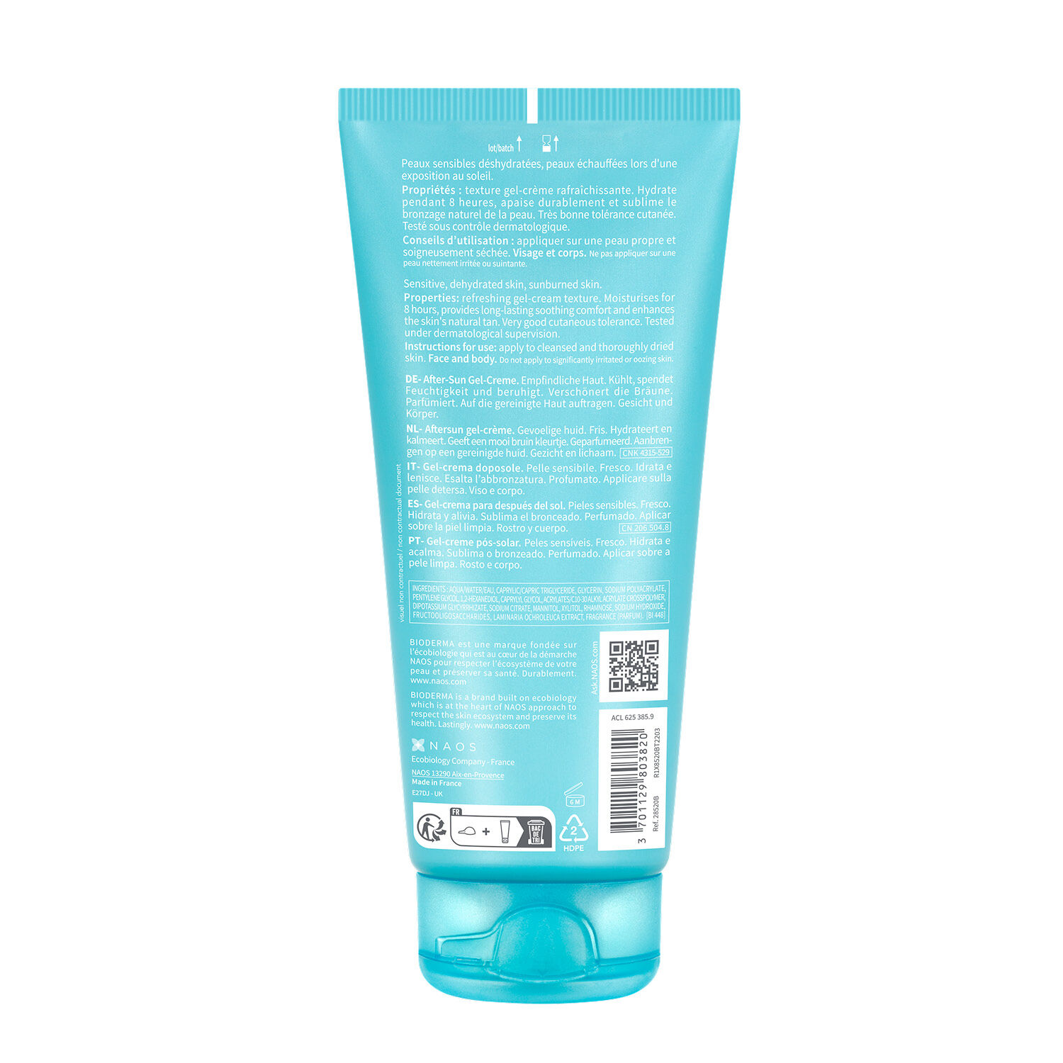 Photoderm - Gel-Crème Après Soleil Visage et Corps - Peaux Sensibles