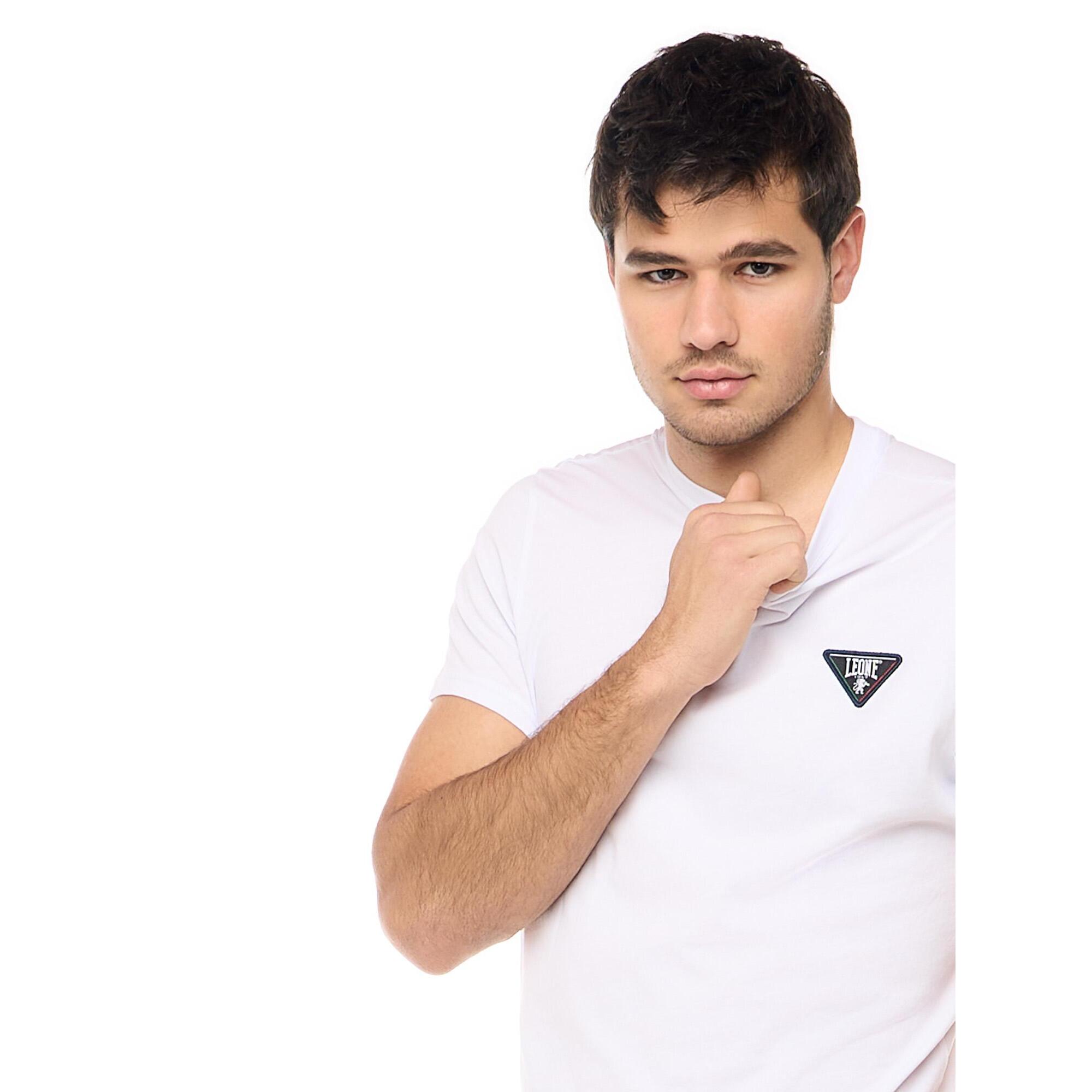 T-shirt a maniche corte da uomo Leone Patch