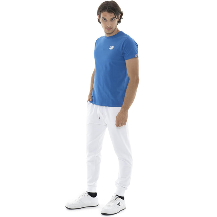 T-shirt in cotone da uomo a maniche corte Leone Basic