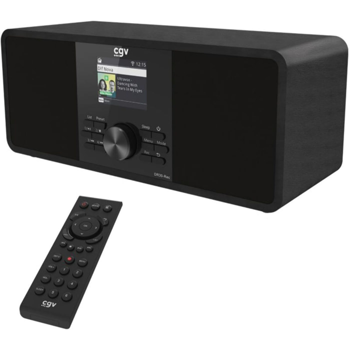 Radio internet CGV DR30-REC Noir