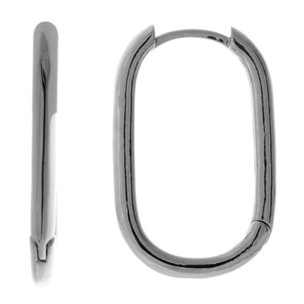 Pendientes Lux by Lux acabados en Rodio