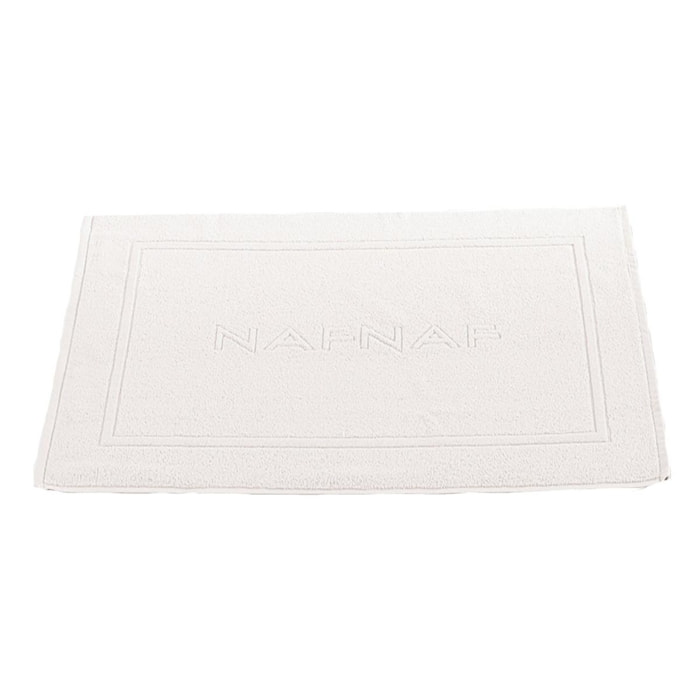 Tapis de bain CASUAL - coton 750 g/m2 - coloris blanc