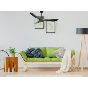 Ventilador de techo Reversible Termostato Wifi Motor DC Techos Inclinados Mando a Distancia Hypersilence Memoria TiomanD132C0365189 PURLINE