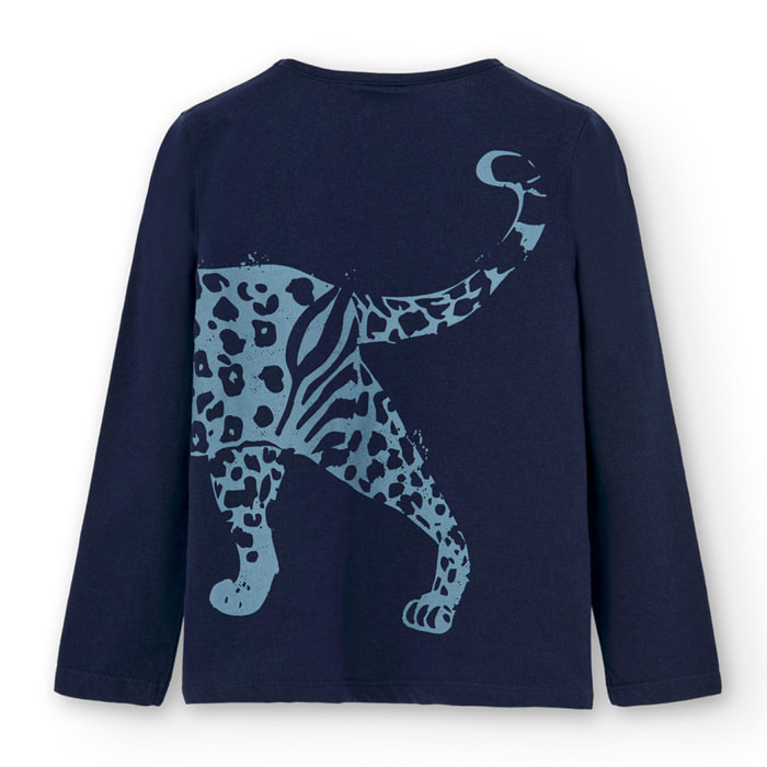 Camiseta punto ''leopardo''