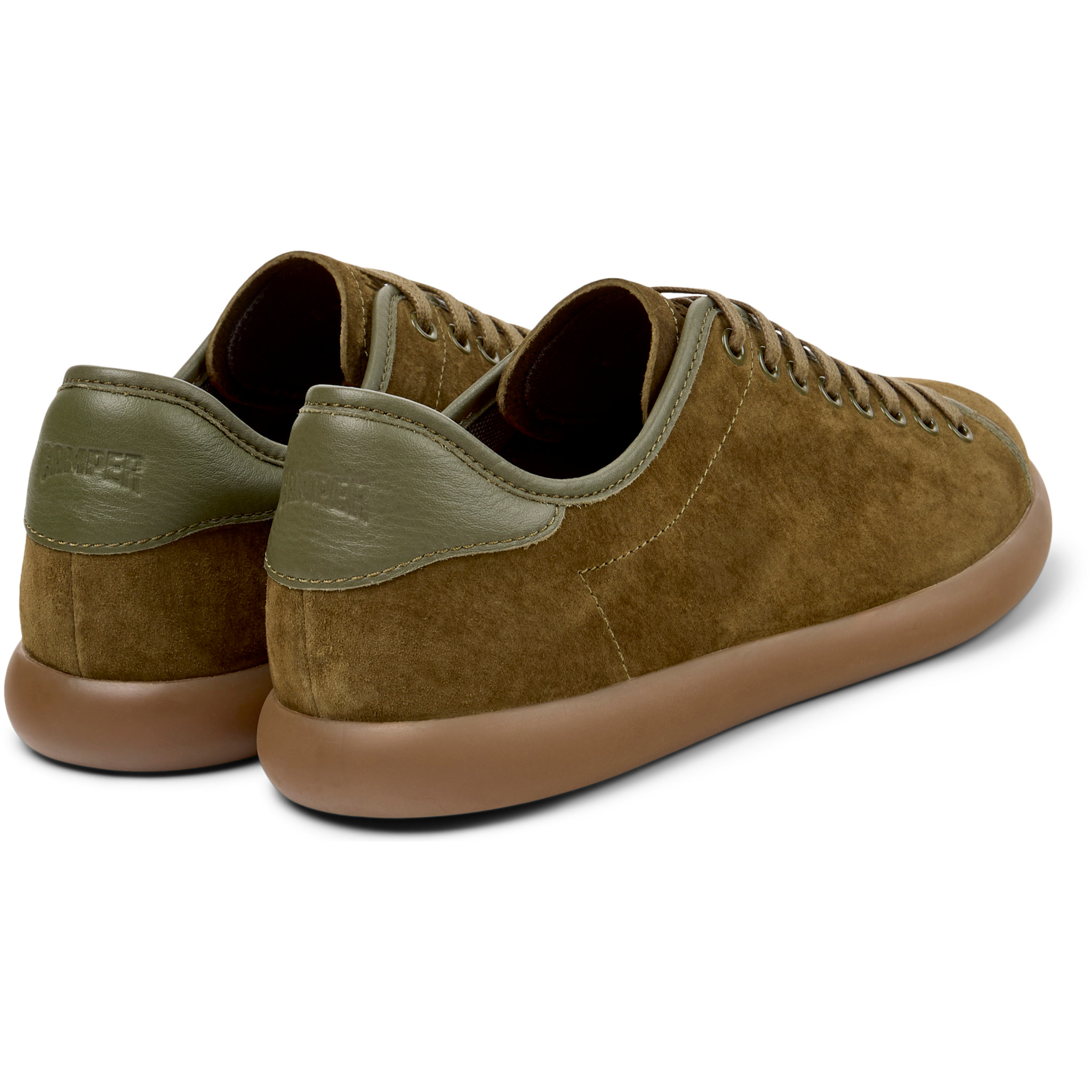 Zapatillas - CAMPER Pelotas Soller - Verde - Cuero nobuk