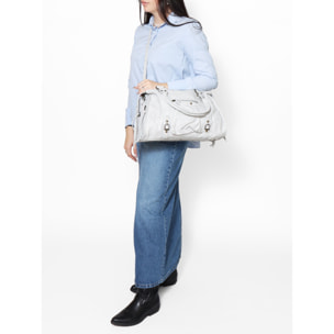 Borsa a spalla da donna - Modello Elara - Vera pelle - 41.0 x 28.0 x 13.0 cm