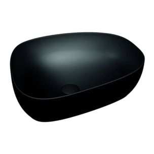 vasque asymétrique Outline noir mat