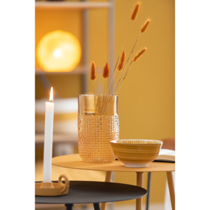 J-Line vase Motif - verre - orange - medium - Ø 15 cm