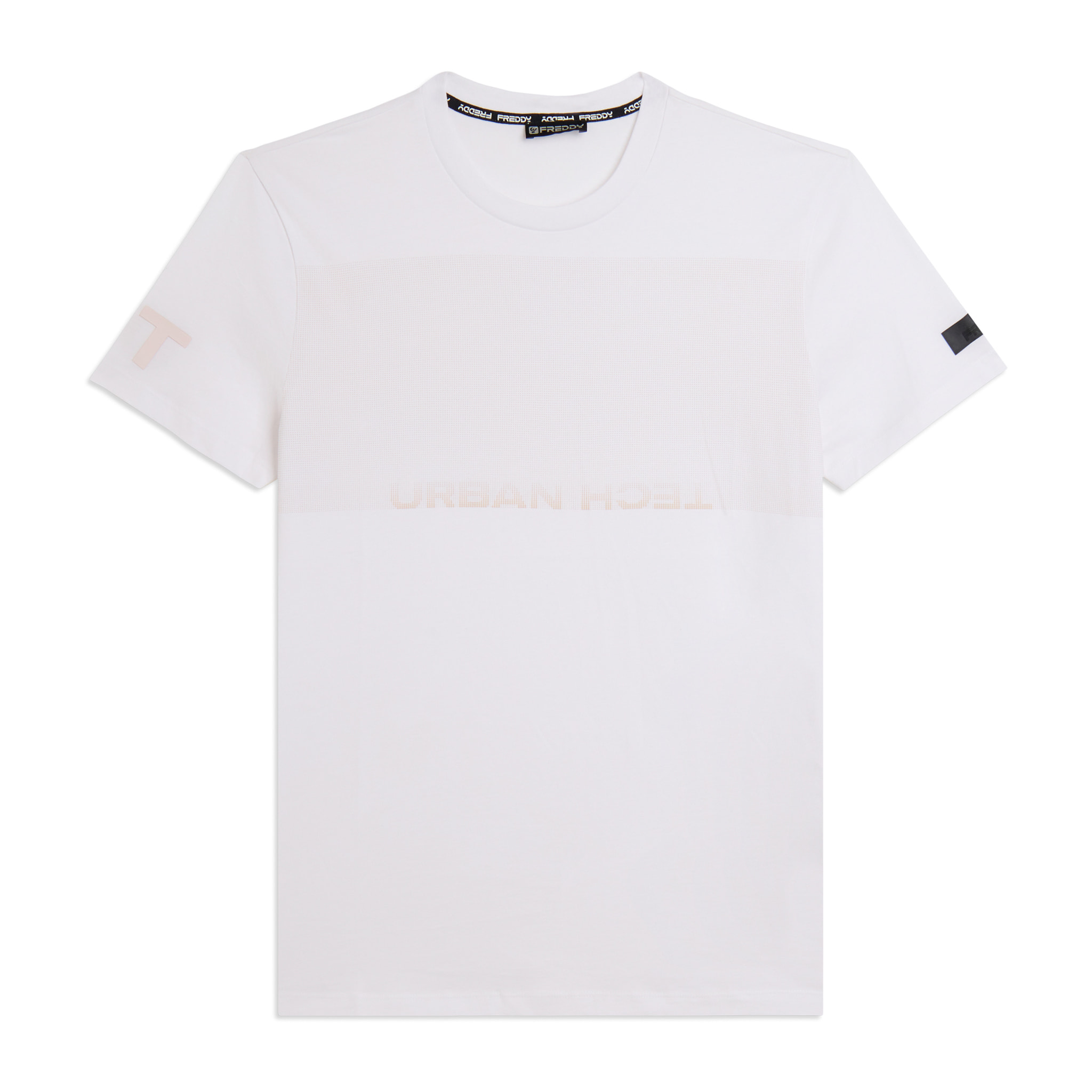 T-shirt Regular con Stampa Urban Tech