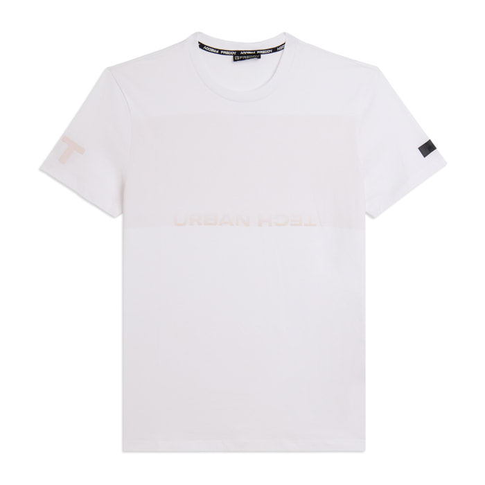 T-shirt Regular con Stampa Urban Tech
