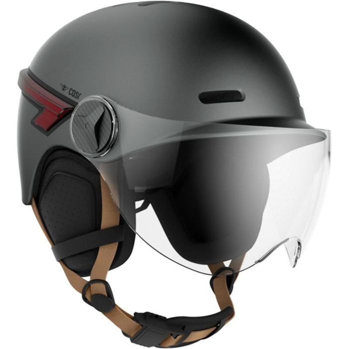 Casque CASR Led Glow gris taille L