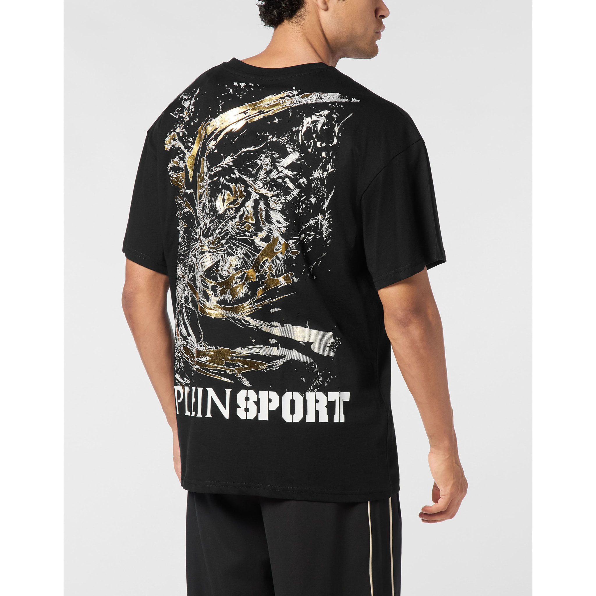 PLEIN SPORT Camiseta Cuello Redondo Ss TIGER