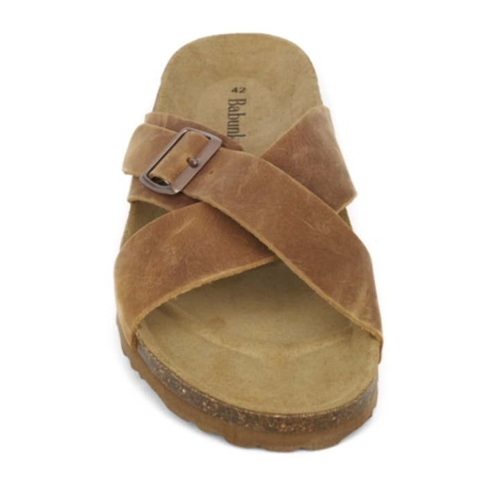 SANDALIA CÁDIZ BABUNKERS MARRON