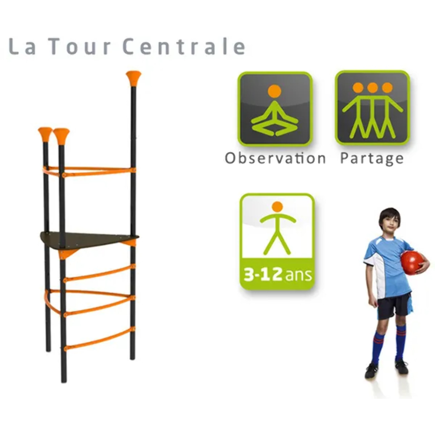 Structure de jeux Trigano - EVO COSTO - 10 enfants