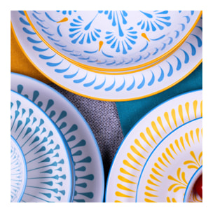 Lot de 6 assiettes creuses, KYOTO