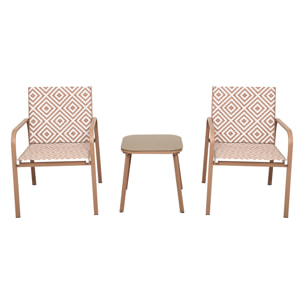 Salon De Jardin Mexico Beige
