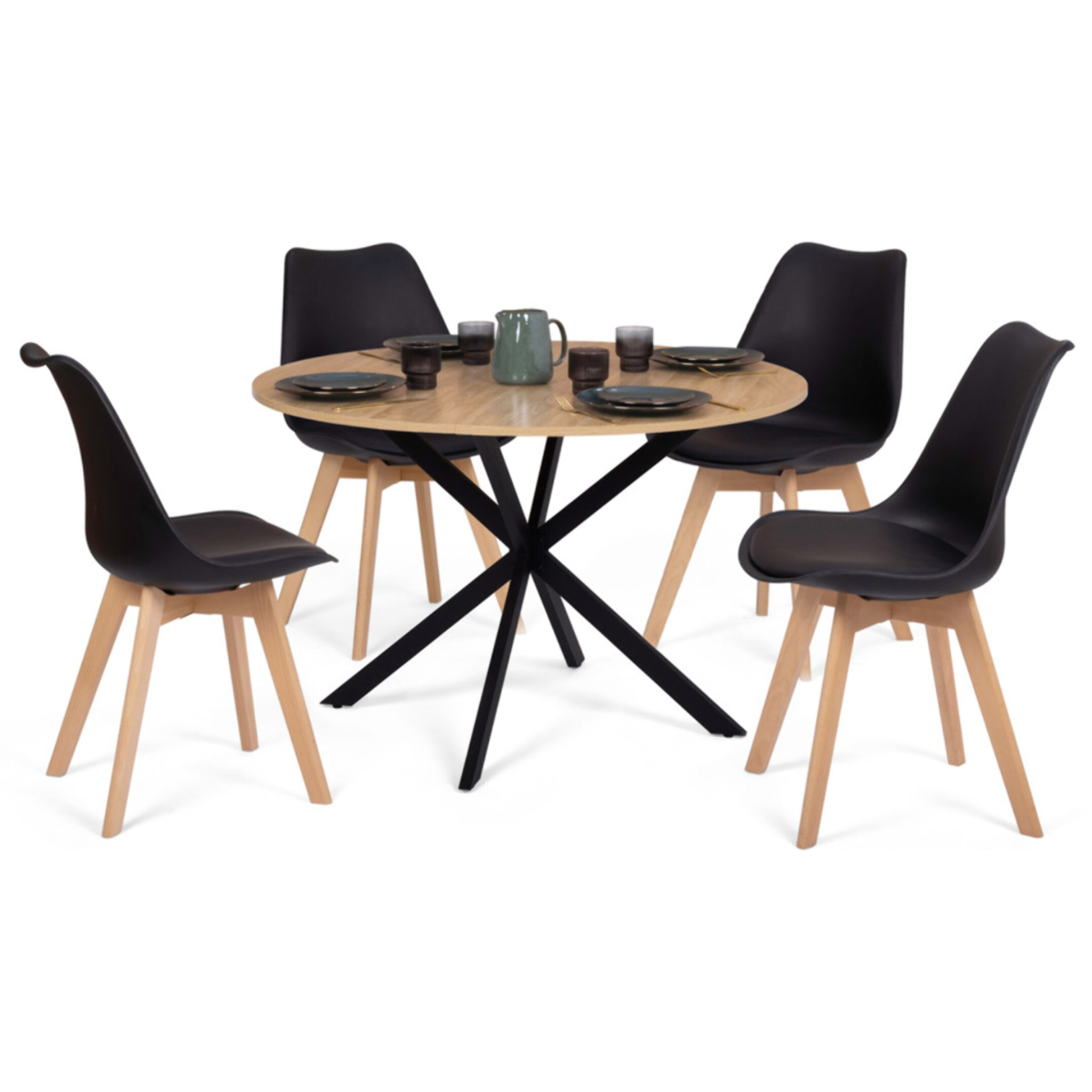 Table à manger ronde Soline Ø110cm