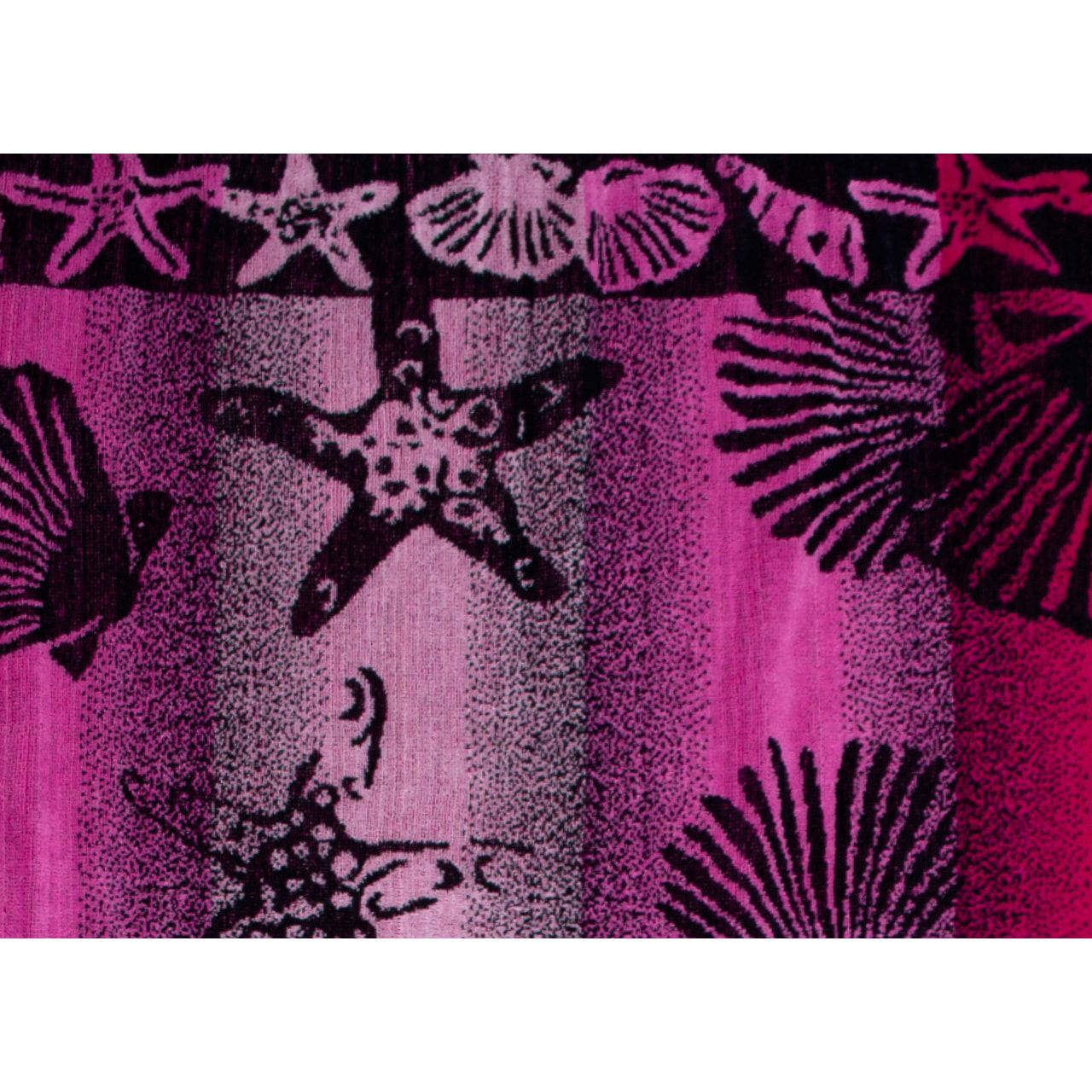 Telo Mare Spugna Jacquard Spiaggia Disegno New Shell