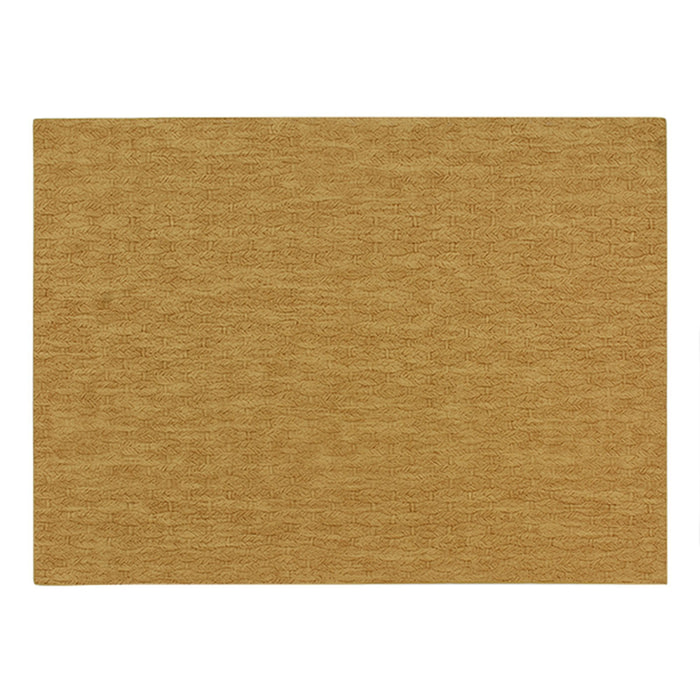 Lot de 6 sets de table en plastique effert cuir tressé marron 43x30cm ICA