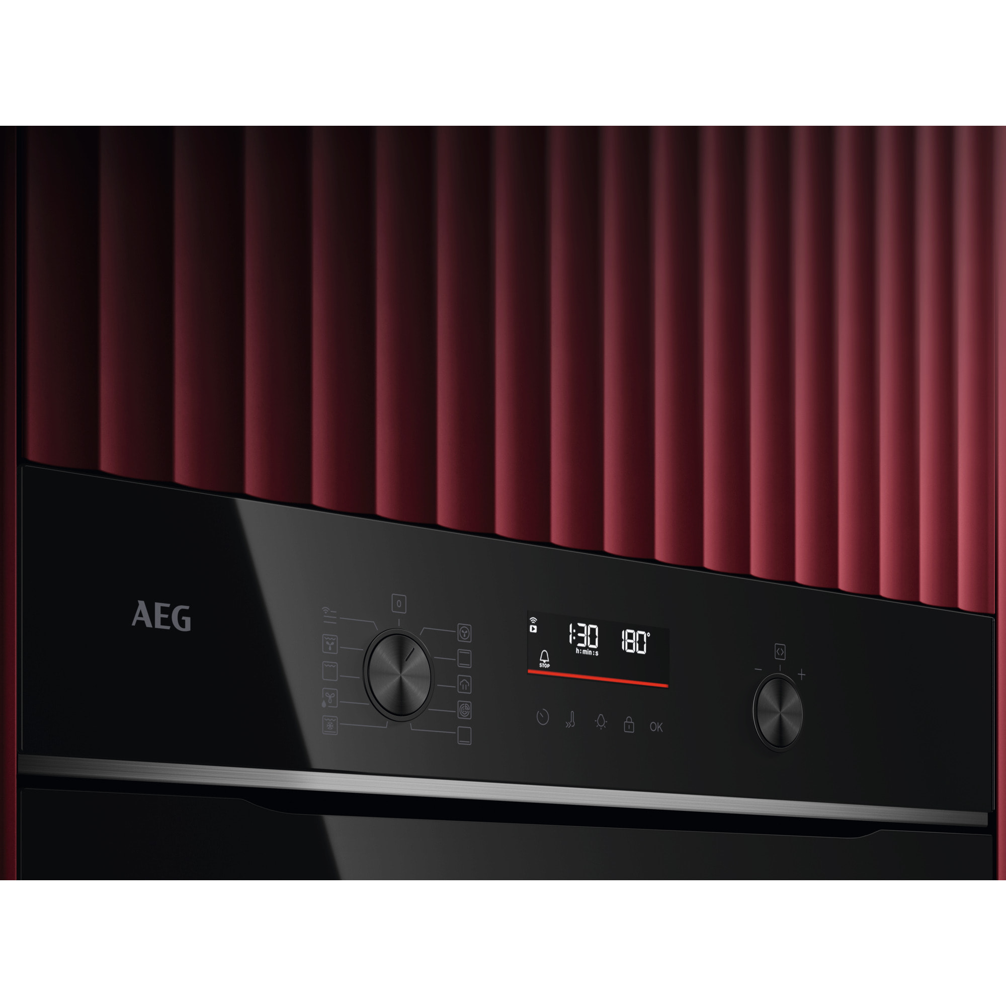 AEG Horno compacto Serie 5000 SurroundCook con SteamBake con Display LED Explore TA5PK401B