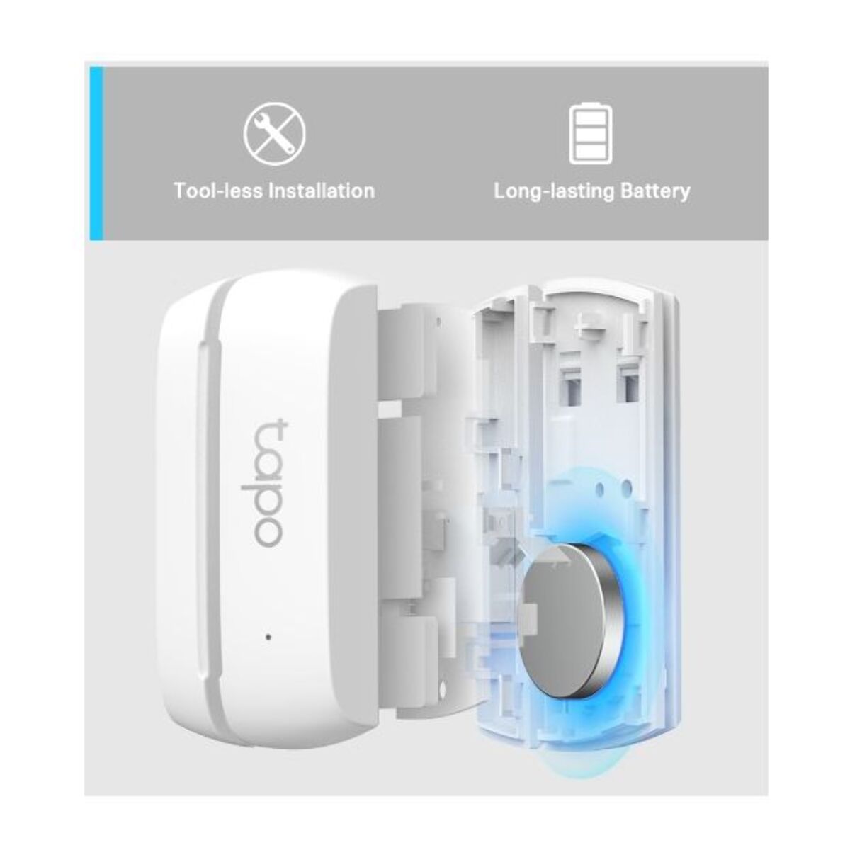 Détecteur d'ouverture TP-LINK pour alarme TAPO