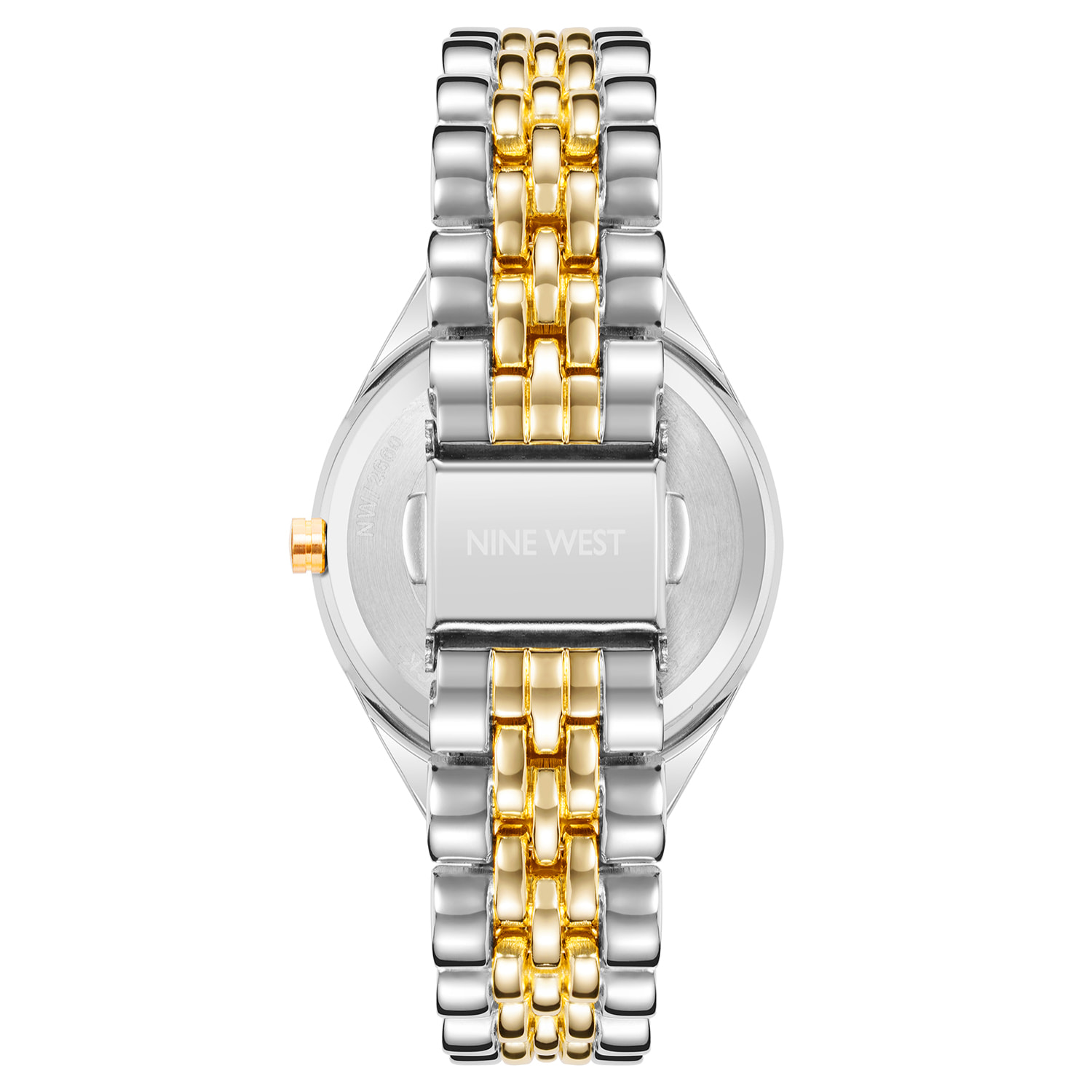 Reloj Nine West NW-2661SVTT Mujer Analogico Cuarzo con Correa de Metal