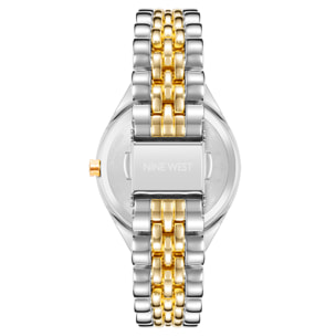 Reloj Nine West NW-2661SVTT Mujer Analogico Cuarzo con Correa de Metal