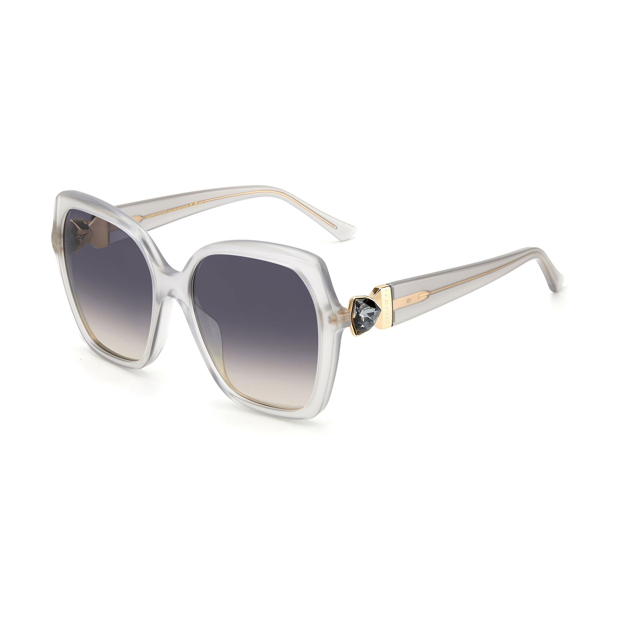 Jimmy Choo - lunettes de soleil - gris - verres : gris