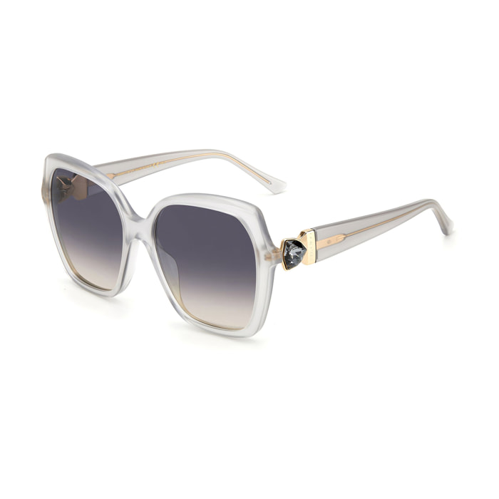 Jimmy Choo - lunettes de soleil - gris - verres : gris