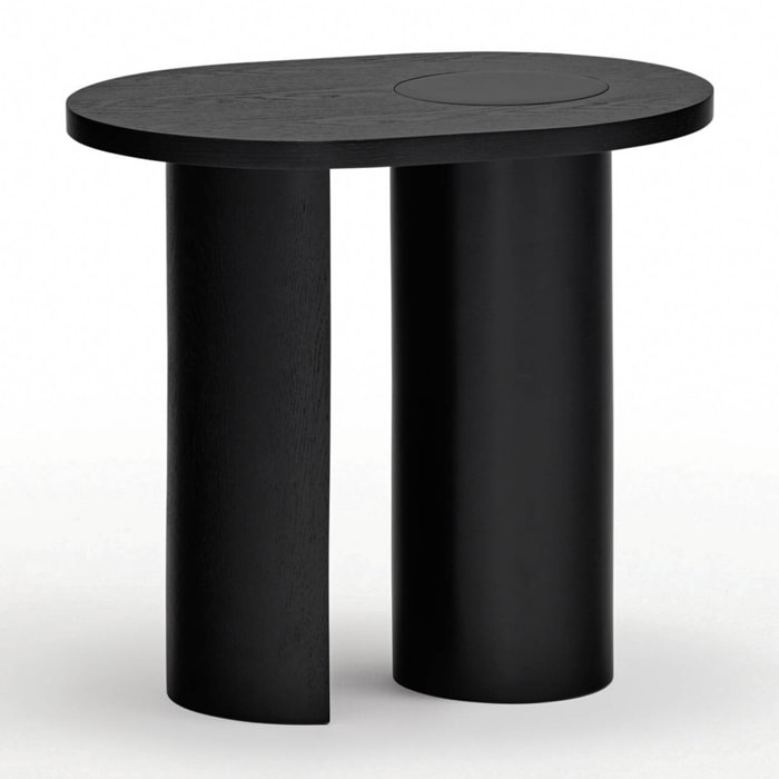 Mesa auxiliar Nori negro