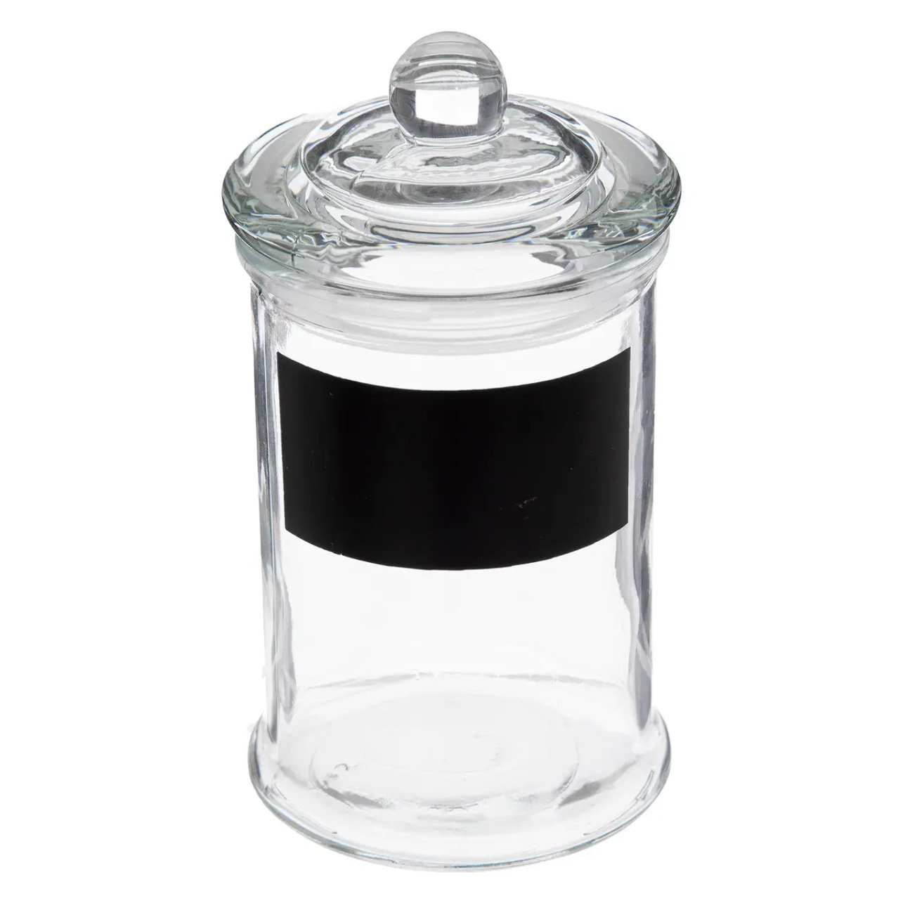 Bocal verre + étiquette ardoise  0,12L