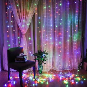 luces de navidad con 1000 luces led multicolor con 8 funciones y temporizador - 15 metros