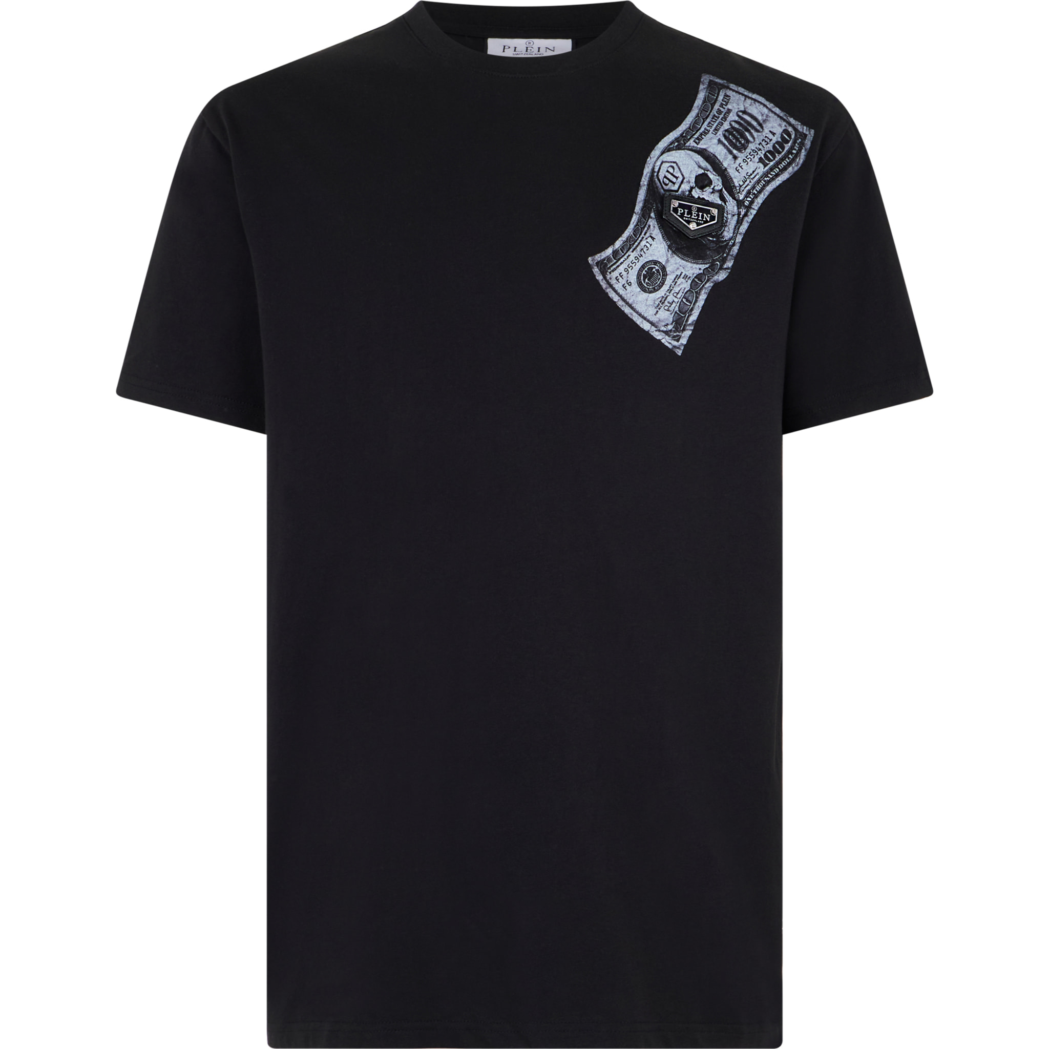 PHILIPP PLEIN Camiseta de cuello redondo y manga corta SKULL