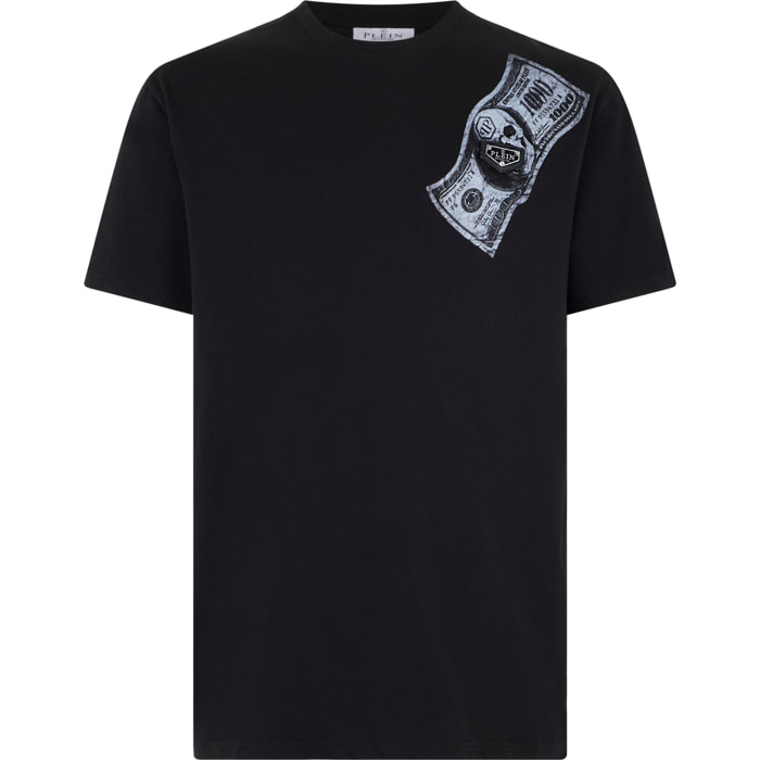 PHILIPP PLEIN Camiseta de cuello redondo y manga corta SKULL