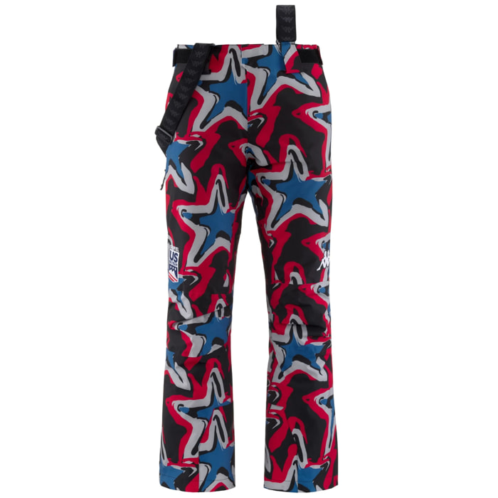 Kappa - Pantaloni Uomo Nero - 8Cento 864G Us