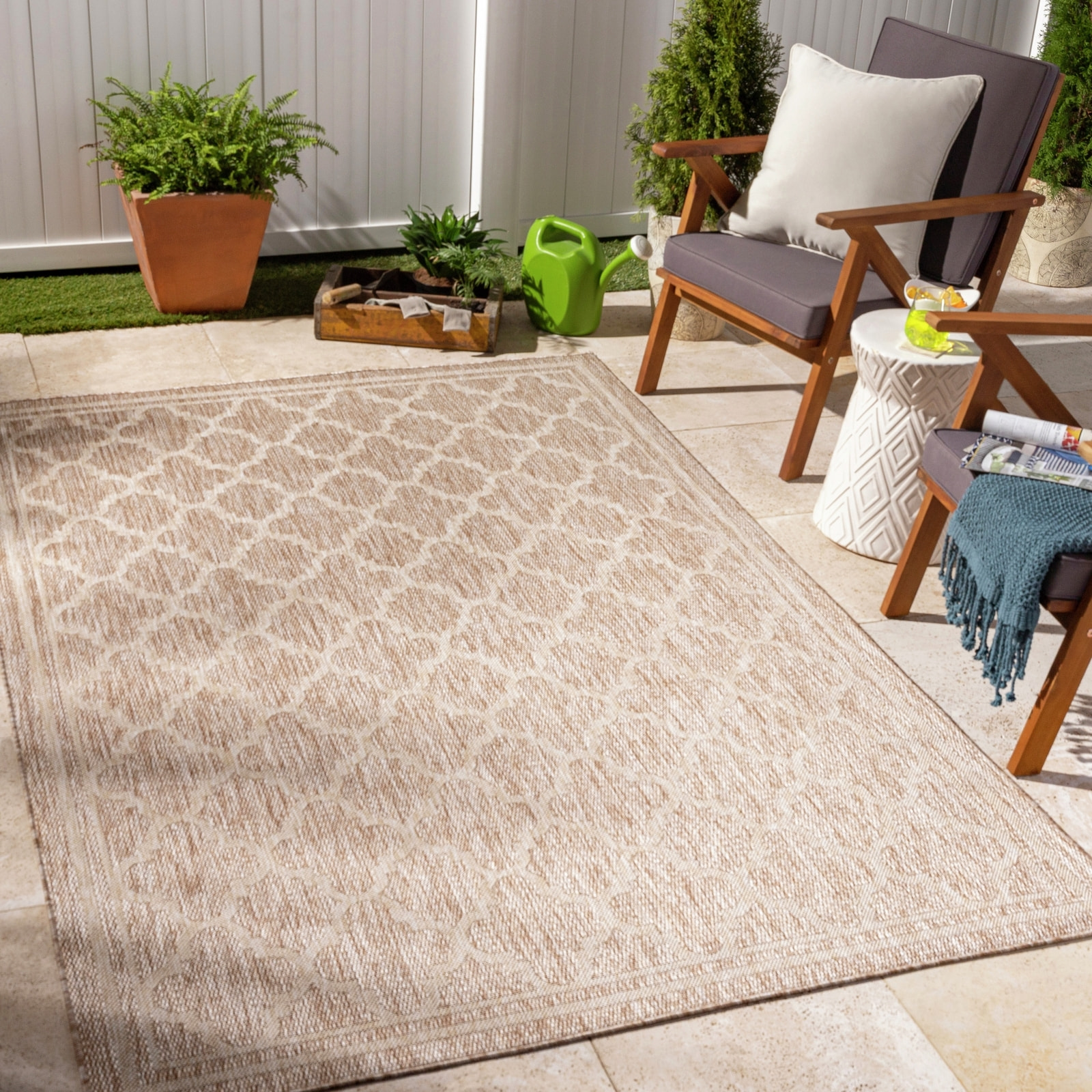 MAYA Alfombra Exterior/Interior Efecto Yute