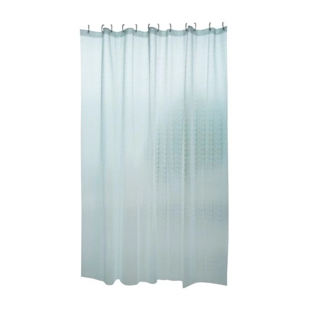 Rideau de douche EVA KERRY 180x200cm QUALITà PREMIUM Transparent - Anneaux inclus MSV